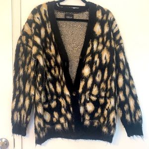 Cheetah Print Cardigan